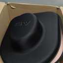 Hat Box Travel Fedora Case Hat Carrier for Travel, Sleek Hat Storage Case Easily Straps to Suitcase or Carried on Shoulders, Travelling Hat Boxes Idea Gift Black