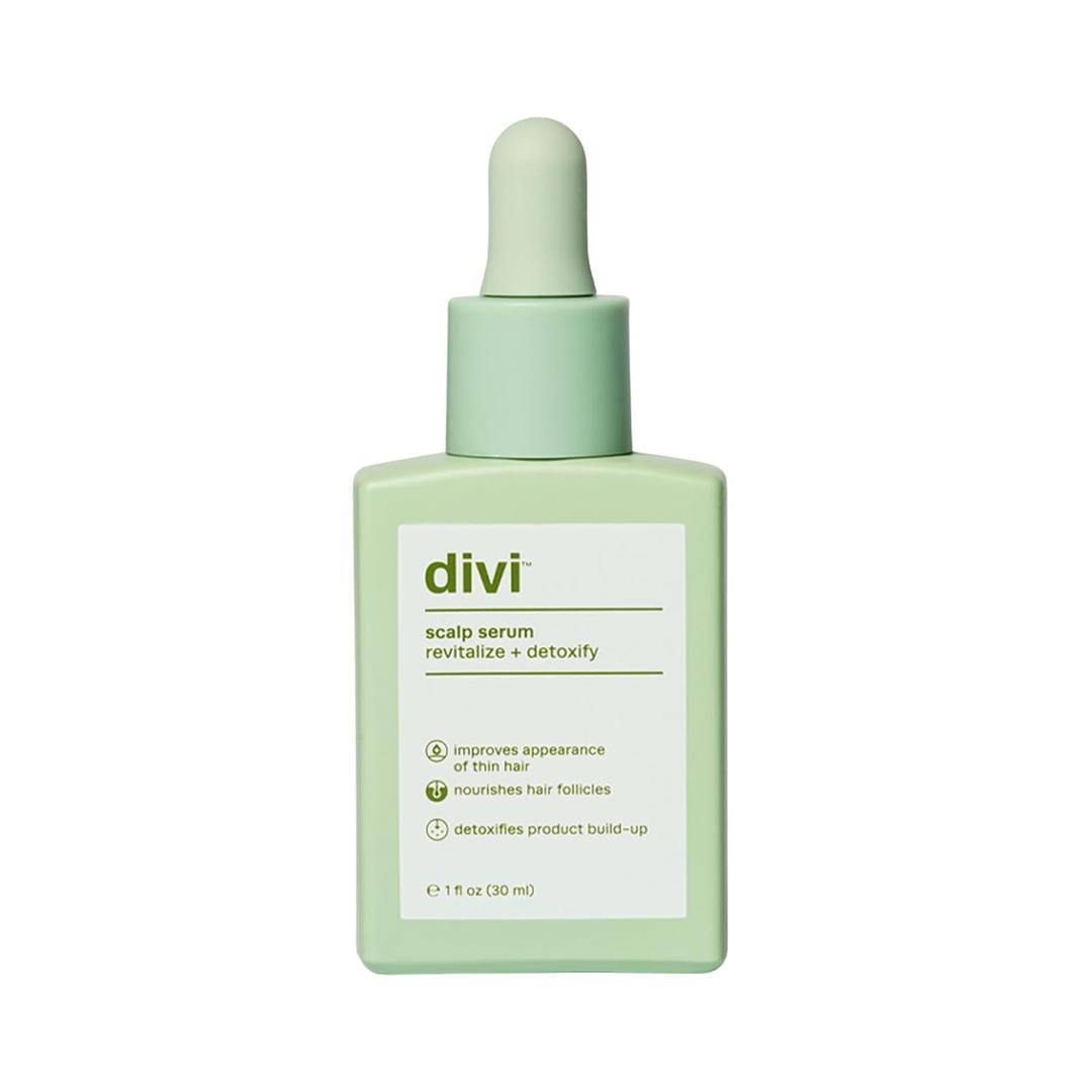 Divi Scalp Serum for Thinning Hair Clinically Tested, Non-Greasy Formula with Amino Acids, Caffeine & Rosemary Oil Promotes Healthy Scalp & Fuller-Looking Hair, Reduces Oil & Product Buildup