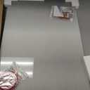 Evgosm Tempered Glass Backsplash for KitchenStainless steel Stove Splashback, Glass Backsplash, Easy to Install and Clean, Used for Kitchen Wall Protection and Decoration. (30x20'')