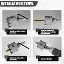 Premium Tungsten Carbide Tipped Hole Saw Drill Bit Set with 2 Titanium-Plated Pilot Bits - Heavy Duty Cutter for Metal, Steel, Iron, Wood, and Plastic100mm3-15/16'' (1PCS)