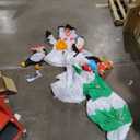 8FT Christmas Inflatable Outdoor Decorations, Snowman Penguin Christmas Tree Inflatable Courtyard Decorations, Courtyard, Garden, Lawn Winter Decorations