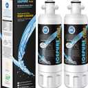 ICEPURE PLUS 46-9690 NSF/ANSI 53 Certified Replacement for LG LT700P ADQ36006101, Kenmore Elite 9690 ADQ36006102, LFX28979ST, RWF1200A, LFX25978ST, LFXS30766S Refrigerator Water Filter,2PACK