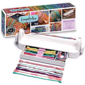 Loopdedoo DIY Friendship Bracelet Maker Kit for Kids - Make Bracelets in Minutes for Birthdays and Friendship Gifts - Award Winning Crafts Kit for Kids, Easy-to-Use, Loop Your Own Style, Aged 8+