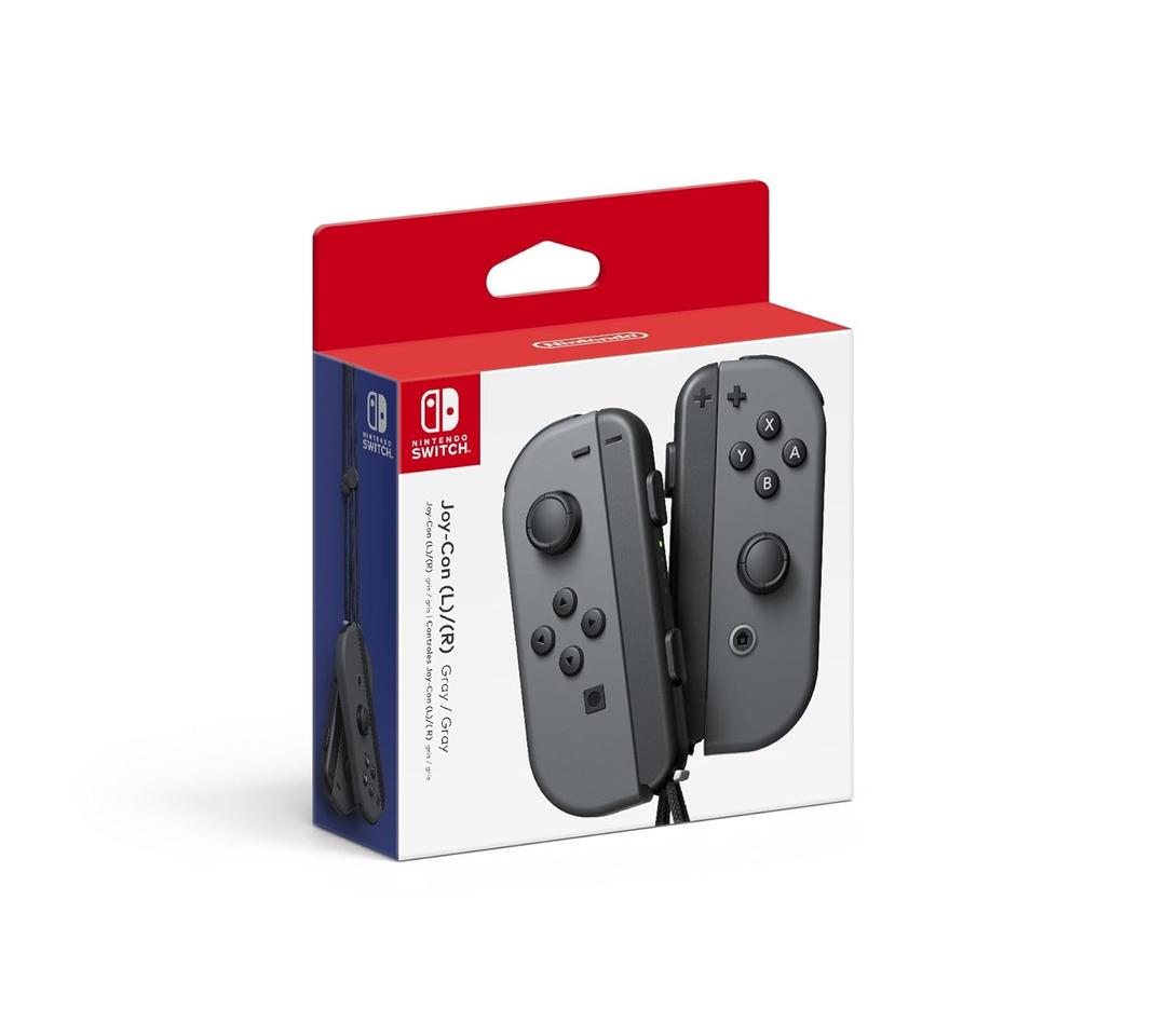 Nintendo Switch Joy-Con (L/R) Gaming Controller, Gray 