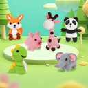 Wunila Crochet Kit for Beginners, 2025 DIY Craft for Adults and Kids, Great Gifts for Crochet Lovers, Crocheting Animals Kits with Step by Step Videos, Yarn,Crochet Hook, Birthday Gift, Holiday Gift