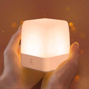 Kids Night Light - LED Touch Dimmable Rechargeable Portable Lamp with Memory Function for Bedroom & Nursery