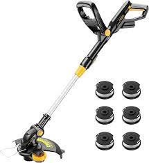 HEINPRO Cordless String Trimmer Compatible with Dewalt 20V MAX Battery, 12-Inch Weed Wacker Cordless Auto Line Feed,Electric Weed Eater Battery Powered Grass Trimmer w/6 Line Spools 