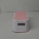 Step Stool for Kids, Cute Design Toddler Kids Step Stool for Kitchen Bathroom and Toilet Potty Training, Sturdy and Lightweight Non-Skid Safety Foot Stool (Pink)