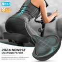 Bicycle Seat, Bike Seat for Women Men Extra Comfort Wide, Oversized Comfortable Seats Saddle for Peloton Bikes, Fit for Exercise Bikes, Electric Bikes, Mountain Bikes, Cruiser Bikes