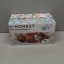 The Honest Company Clean Conscious Diapers for Delicate Skin, Up to 100% Leakproof Hypoallergenic Fragrance-Free Baby Diapers, Gender Neutral Prints, Club Box, Size 1 (8-14 lbs), 78 Count (All the Alpacas + Turtle Time)