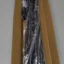 SMODBRODRE Curtain Rods for Window 32 to 78, Black 5/8 inch Splicing Single Window Curtain Rod Set with Brackets