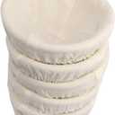 5 inch Bread Basket Set of 6, Banneton Bread Proofing Basket