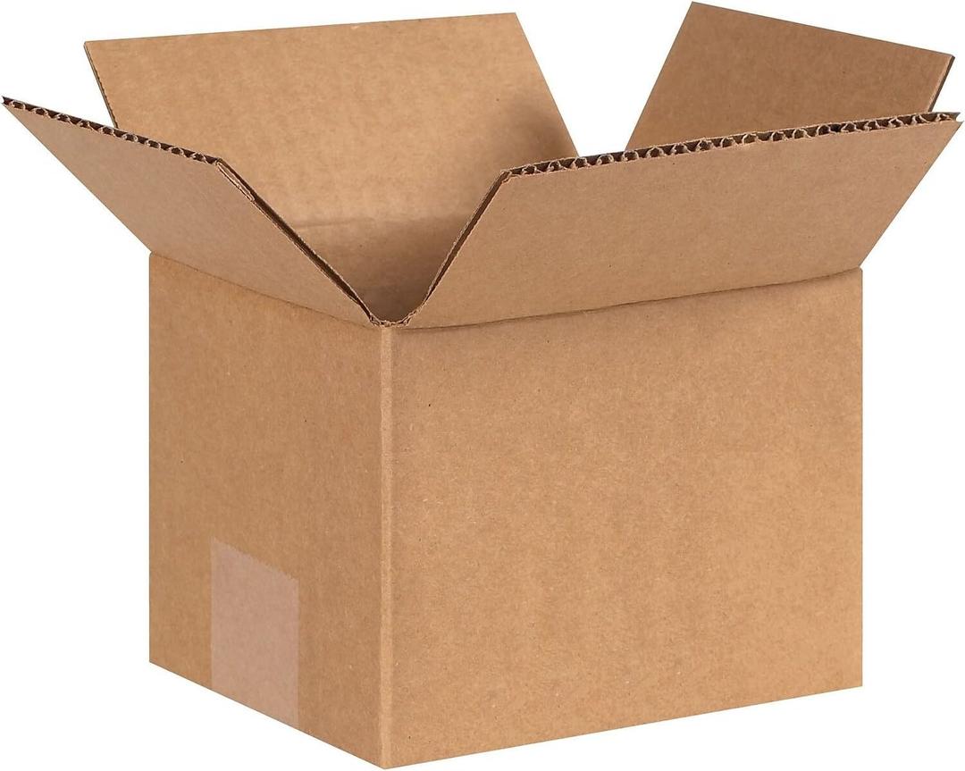 Corrugated Boxes 6 X 5 X 4" 25/Bundle, Brown Shipping/Moving/Packing Boxes