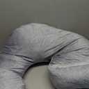 Momcozy Pregnancy Pillows for Sleeping, U Shaped Full Body Maternity Pillow with Removable Cover - Support for Back, Legs, Belly, HIPS for Pregnant Women, 57 Inch Pregnancy Pillow for Women, Grey