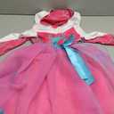 Girls Scary Crochet Tutu dress Spider Witch Halloween Dress Cobweb Birthday Outfits (4T, Pink)