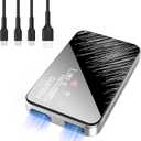 3-in-1 Wireless CarPlay Adapter & Android Auto, Plug & Play, Bluetooth 5.0, Plug in a TV Stick to Streaming Box for Netflix/YouTube/TikTok with 4K Video, for OEM Wired CarPlay/Android Auto Cars