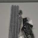 Ground Stake Mount with Weatherproof Silicon Cover for Ring Stick Up Cam Battery&Outdoor Cam Plus,Heavy-Duty Metal Yard Spike Camera Mount for Soft Ground,Garden,Lawns&Soil,Adjust Height Outdoor Stand