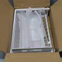 REALINN Under Sink Organizer, Pull Out Cabinet Organizer 2 Tier Slide Out Sink Shelf Cabinet Storage Shelves, Under Sink Storage for Kitchen Bathroom Cabinet, White, 1 Pack