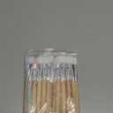 20Pcs 3/5 Inch Flat Paint Brushes, Wood Paint Brush, Watercolor Paint Brush, Small Paint Brushes with Wooden Handle, Craft Paint Brushes for Watercolor, Oil, Crafts, Face Body Art, Acrylic, White