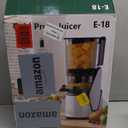 EanOruus Juicer Machines, 3-in-1 Cold Press Juicer with 6.5" Extra Large Chute, 100oz Large Capacity, AC Motor, Makes Juice, Nut Milk & Sorbet, Bright White