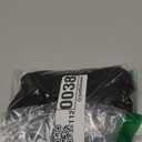 geluboao Bikini Set for Women Solid V Neck Knot Front Push Up High Leg Thong Two Piece Swimsuit (XX-Large, Black)