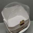 Makeup Organizer Countertop, Skincare Holder Bathroom Counter Organizer, Storage Box Cosmetic Display Cases, Teen Girl Gifts Make up Organizers for Vanity, Dresser (Rose Gold)