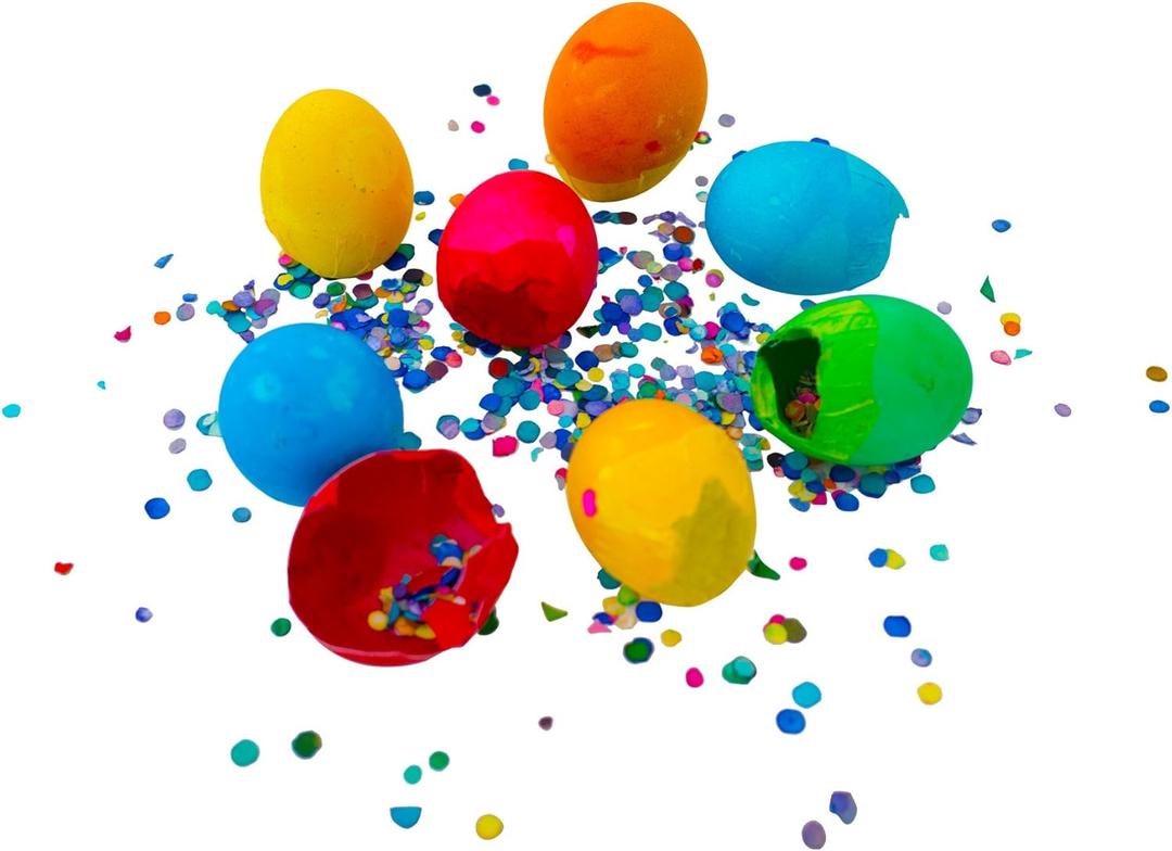 Confetti Eggs Cascarones - 2 Dozen - Great for Easter, Cinco de Mayo, Easter, Birthdays, Parties, San Antonio Fiesta, Other Celebrations