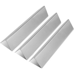 Replacement for Weber Spirit Grill Parts Spirit I & II 200 Series, Spirit E210, S210, E220, S220, 7635 15.3 Stainless Steel Heat Shields Plate Flavor Bars, 3 Pack