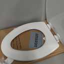 Bemis 1500EC Durable Wooden Toilet Seat, Easy Clean Hinges, Made in USA, Elongated, White, Pack of 1