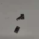 QCAA Solid Brass Shutter Bar/Door Latch, 7/8" x 2-3/32", Classic Bronze, 1 Pack, Made in Taiwan