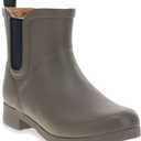 Chooka Womens Waterproof Plush Chelsea Bootie Rain, Olive, 9 US, 1 Boot