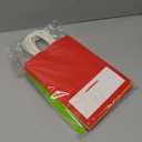 24 Pieces Kraft Paper Party Favor Gift Bags with Handle Assorted Colors (Rainbow)