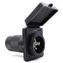 Veepeak 50 Amp Shore Power Inlet NEMA SS2-50P 125V/250V Twist Locking Power Plug RV Outlet Receptacle for Marine Boat Trailer Camper Shed, Screws Included, ETL Listed