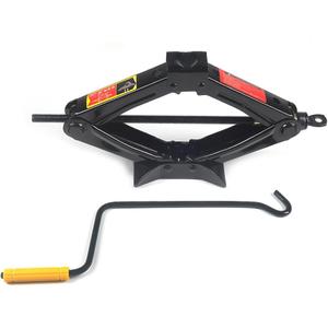 Fasmov Scissor Jack, Heavy Duty Lifting Jack, Lift Wind Up Tools, for/SUV/MPV Tyre Repair Changing Tool, 1.5 Ton (3,000 lb) Capacity, Black