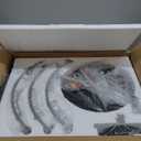 Black Chandeliers for Dining Room Light Fixture, Foyer Lighting Fixtures Pendant Lights Kitchen Island, Adjustable Glass Modern Farmhouse Chandelier for Entryway, Bedroom, Bathroom, Foyer, Living Room