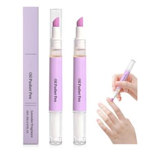 Cuticle Oil Pusher Pen- Ceramic Cuticle Oil for Dry Nails & Cuticles, No Leak Travel Size Cuticle Pusher Pen, Moisturizing Nail Care Treatment for DIY Manicure & Salon Use