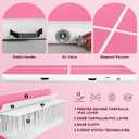 Inflatable Air Tumble Track Gymnastics Mat 10ft White Pink Purple