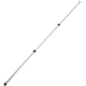 Garneck Telescopic Clothesline Pole: 19-50Inch Adjustable Clothes Hook Rod Aluminum Alloy Drying Stick for High Reach Garment Detachable Laundry Hanger for Shutters Ceiling