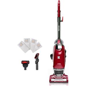 Kenmore BU3040 Intuition Bagged Upright Vacuum Lightweight Cleaner 2-Motor Power Suction with HEPA Filter, 3-in-1 Combination Tool, Handi-Mate for Carpet, Floor, Pet Hair, Red w/No Lift-up