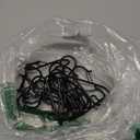 Ticway  S Hooks for Hanging,3.5 Inch Heavy Duty Closet Hooks with Safety Buckle,Closet Hooks Hanging for Plants,Clothes,Kitchen Utensil,String Lights,Handbags,Belt, Hat, Cup, Tie (Black)