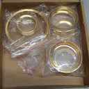 JWWY Air Conditioner Headlight Switch Knob 4WD Wheel Drive Trailer Gear Switch Knob Cover for 2021-2026+ Ford Bronco Accessories Aluminum Alloy 6PCS GoldDon't fit Bronco Sport