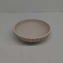 Large Decorative Bowl - Fruit Bowl for Kitchen Counter - Modern Decorative Bowl for Home Decor,Key Bowl for Entryway Table - Artificial Stone Beige