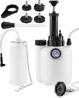 Brake Fluid Bleeder Kit, 3L Power Bleeding Pump w/ 1L Catch Bottle & Fluid Dropper, Automotive Pressure Bleeder Brakes Flush Kit, Compatible with 43.5/45/49.5/50.7mm Master Cylinder Reservoir
