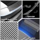 ABS Spoiler for Tesla Model Y Juniper 2026, Matte Carbon Fiber Look Trunk Wing, Rear Lip Spoiler for Sporty Appearance & Aerodynamic Performance, Easy No-Drill Installation(Not for Standard)