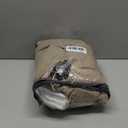 Extra Long Semi Through 120 Inch Curtains 2 Panels for Living Room, Modern Dark Flax Memory Trained Pinch Pleated Light Filtering Privacy 10 FT Floor to Ceiling Sheer Curtain with Hook & Ring 40W*120L