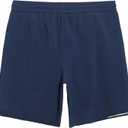 maamgic Boys Athletic Shorts with Liner Youth 2 in 1 Active Running Basketball Shorts (Blue)