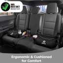 Diono Solana, No Latch, Single Backless Booster Car Seat, Lightweight, Machine Washable Covers, Cup Holders, Black