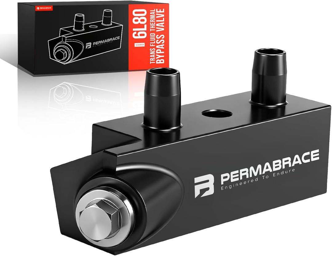 Automatic Transmission Thermal Bypass Valve Compatible with Chevrolet Silverado GMC Sierra 1500 2014-2018 Replaces GM 6L80 125068000