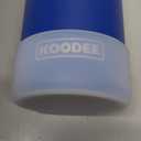 koodee Water Bottle -16 oz Stainless Steel Double Wall Vacuum Insulated Water Bottle for School Wide Mouth Spotrs Flask with Leakproof Spout Lid (Navy)