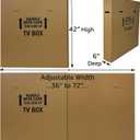 uBoxes TV Moving Box (TV Moving Box - 1 Pack)
